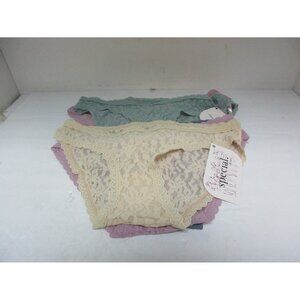 Special Intimates Women's 6  Pairs Lace Panties Assorted Colors Size Medium  New